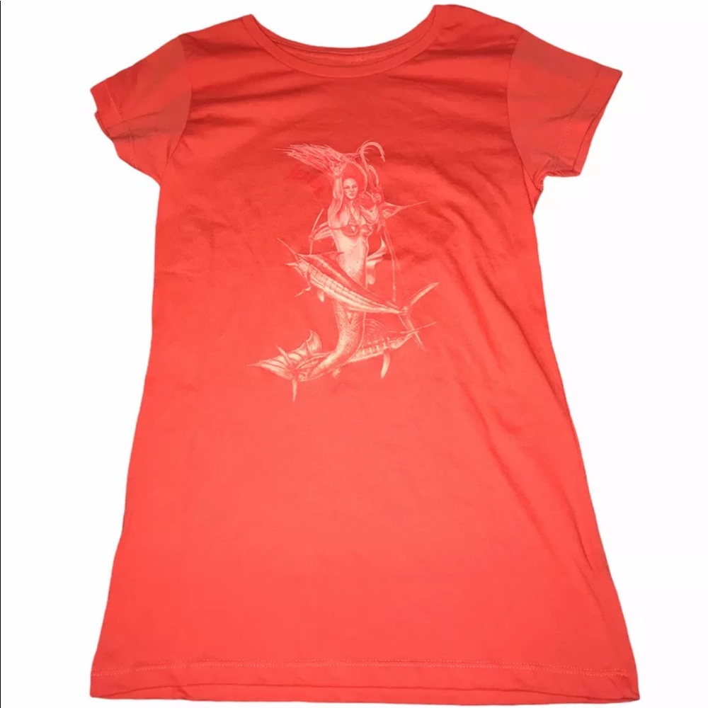 Women’s Huk Top Shirt XS Mother Ocean Crew NWT